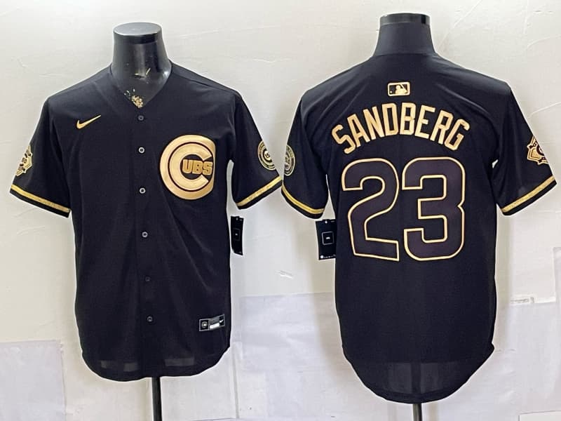 Men's Chicago Cubs  Home Limited Player Jersey   23 SANDBERG