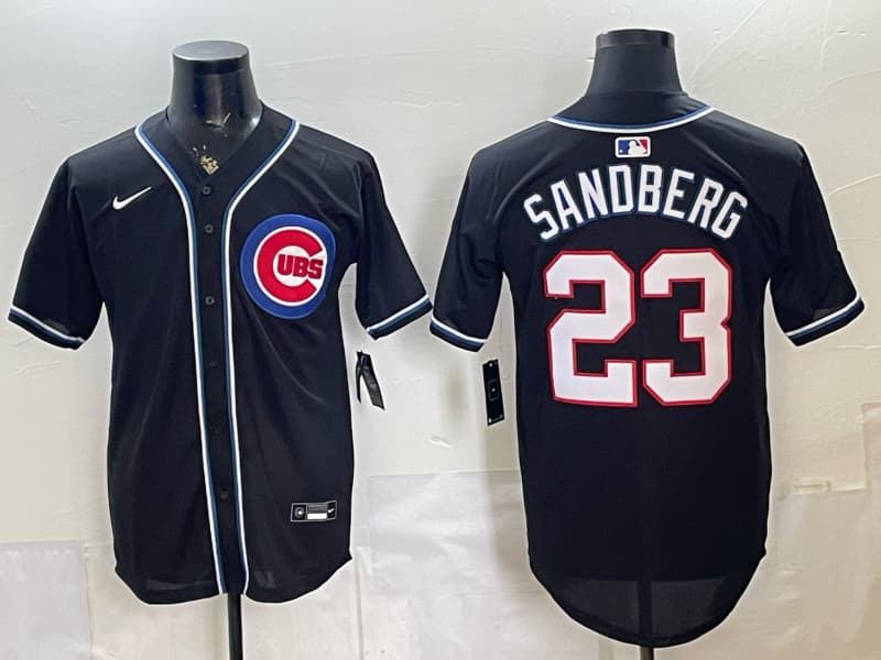 Men's Chicago Cubs  Home Limited Player Jersey  23 SANDBERG