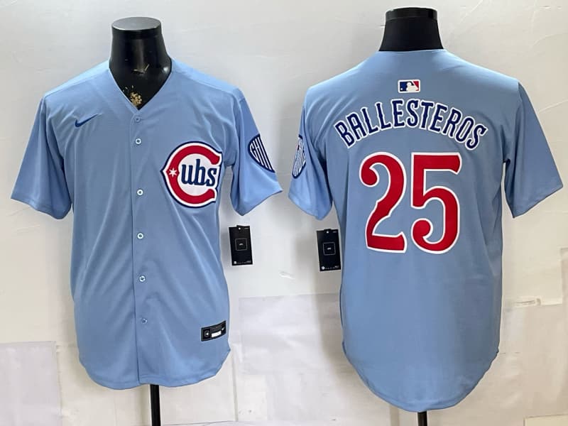 Men's Chicago Cubs  Home Limited Player Jersey  25 BALLESTROS