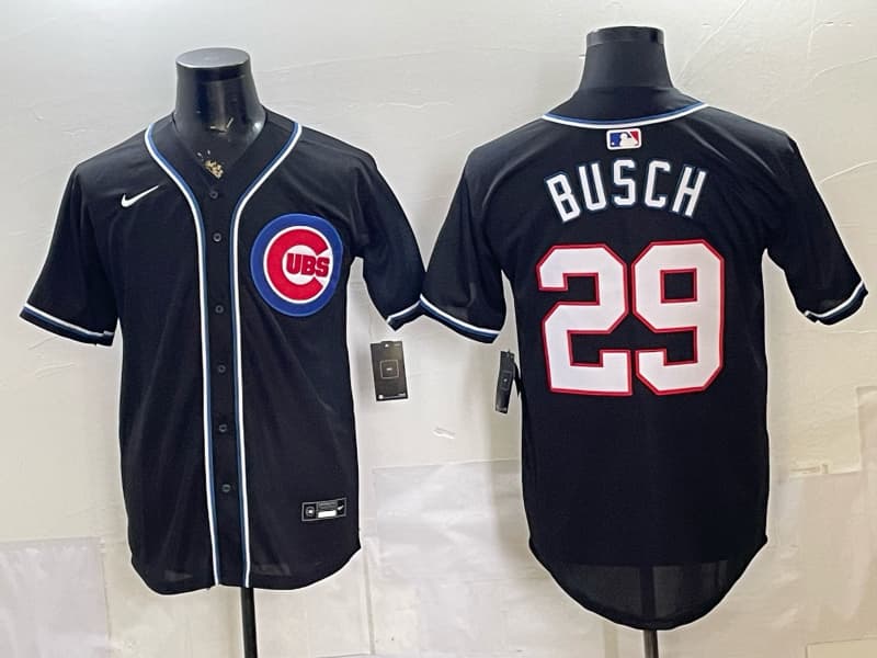 Men's Chicago Cubs  Home Limited Player Jersey  29 BUSCH