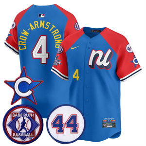 Men's Chicago Cubs  National League 2025 MLB All-Star Jersey V3 - All Stitched Pete Crow-Armstrong    - 4