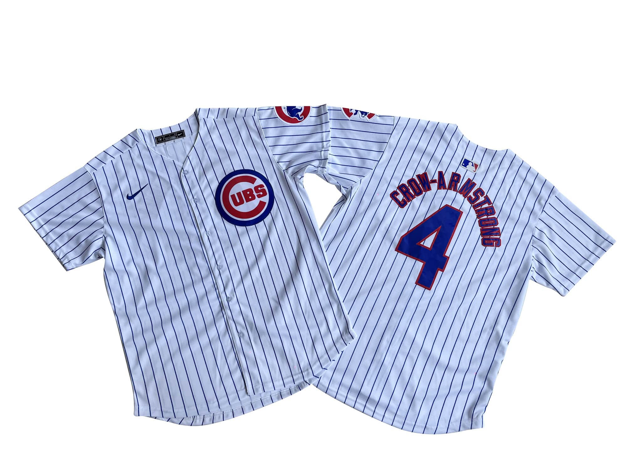 Men's Chicago Cubs 4# Pete Crow-Armstrong Nike White Home Limited Player Jersey