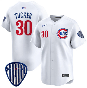 Men's Chicago Cubs Blue Alternate Vapor Premier Limited baseball Jersey - All Stitched White 30 Kyle Tucker