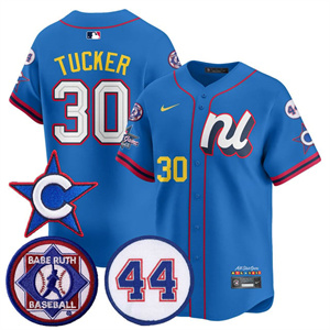 Men's Chicago Cubs National League 2025 MLB All-Star Jersey V3 - All Stitched Kyle Tucker - 30