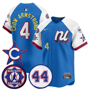 Men's Chicago Cubs National League 2025 MLB All-Star Jersey V3 - All Stitched Pete Crow-Armstrong   - 4