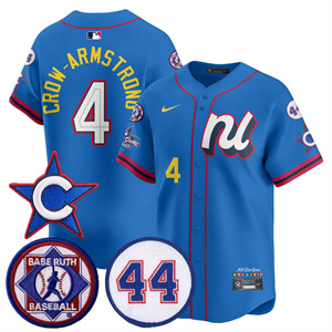 Men's Chicago Cubs National League 2025 MLB All-Star Jersey V3 - All Stitched Pete Crow-Armstrong - 4