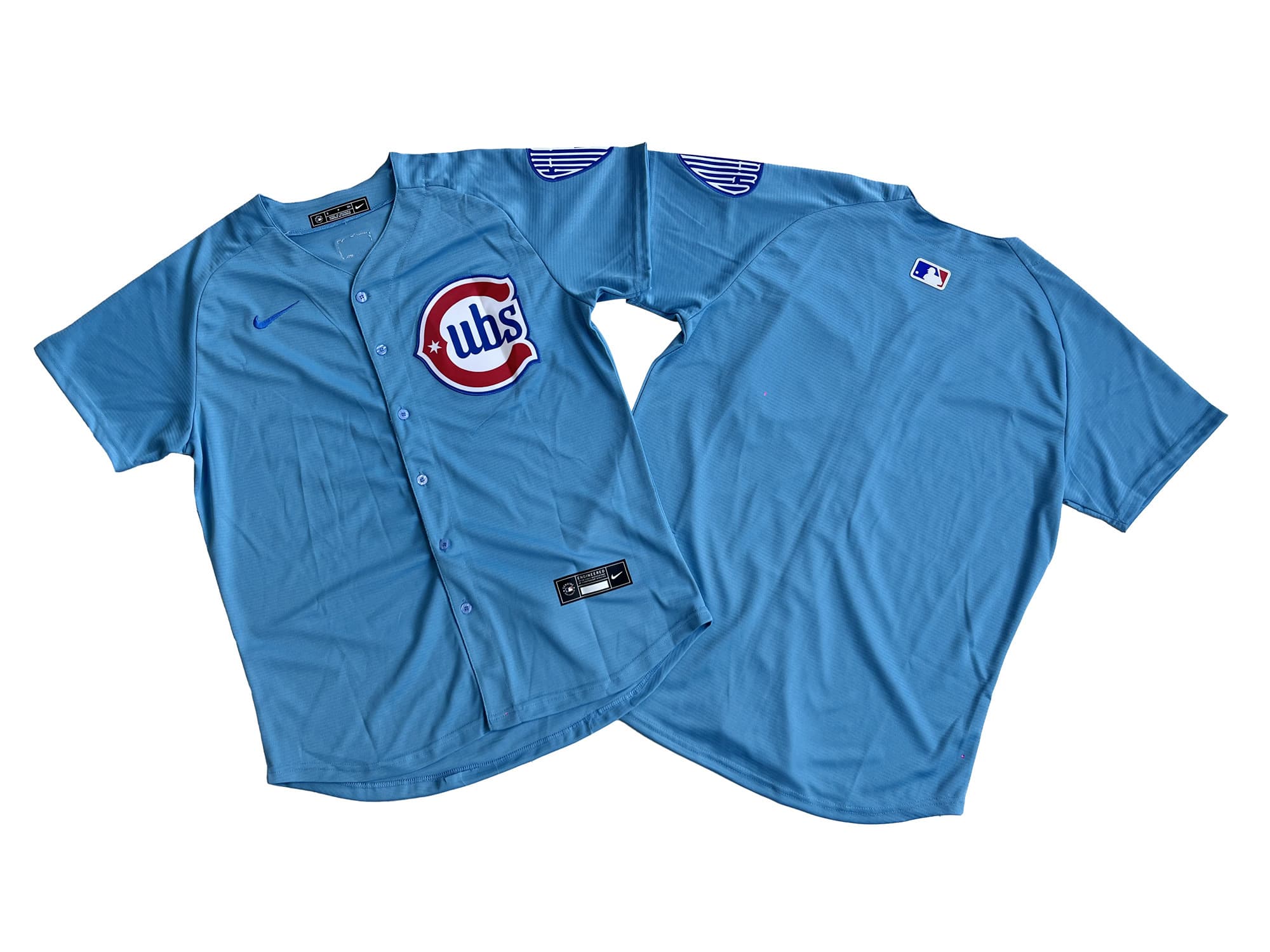Men's Chicago Cubs Nike Baby Blue 2nd Alternate Limited Jersey