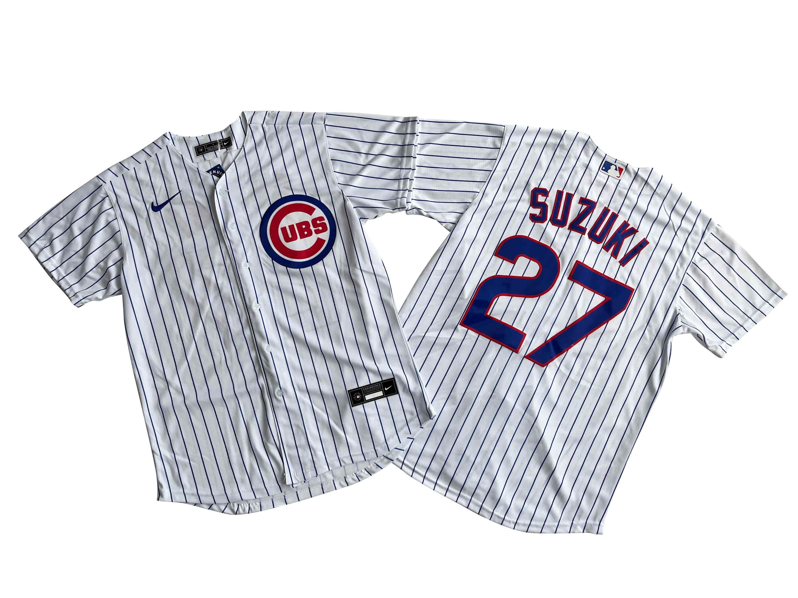 Men's Chicago Cubs Seiya Suzuki Nike White Replica Player Jersey
