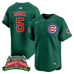 Men's Chicago Cubs Wrigley Field Style Vapor Premier Limited Jersey - All Stitched Christopher Morel 5