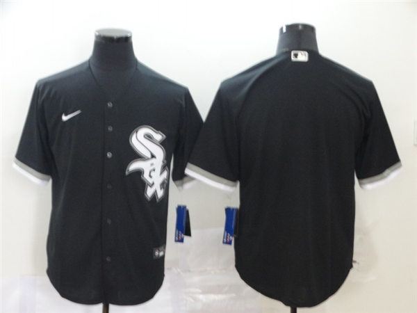 Men's Chicago White Sox Blank Nike Black Alternate MLB Flex Base Jerseys