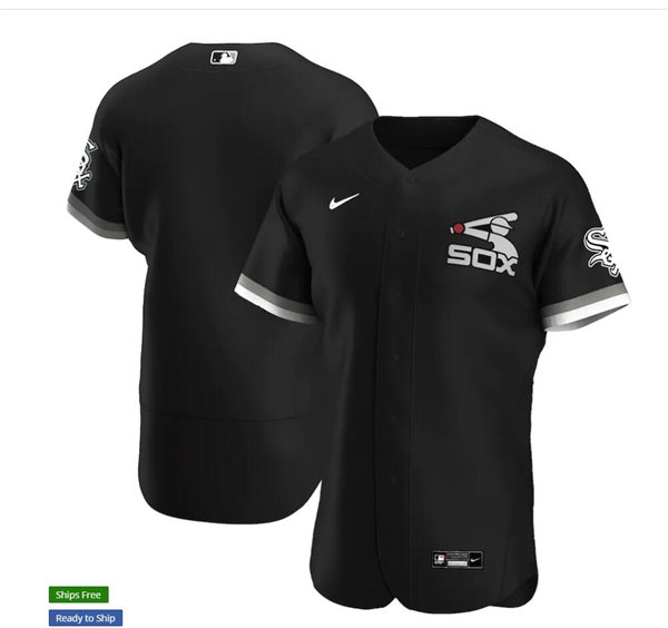 Men's Chicago White Sox Majestic Black 2017 Spring Training Cool Base Custom Jersey