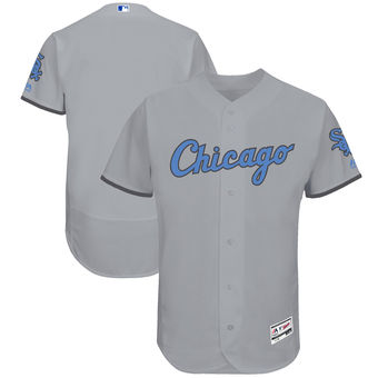 Men's Chicago White Sox Majestic Gray Father's Day FlexBase Team Jersey