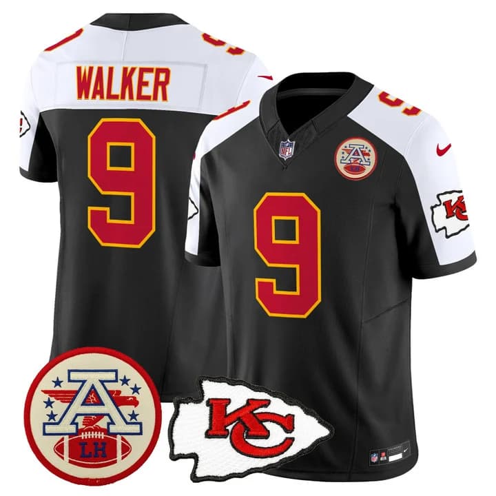 Men's Chiefs 2026 Lamar Hunt Patch Vapor Limited Jersey - All Stitched Kenneth  Walker