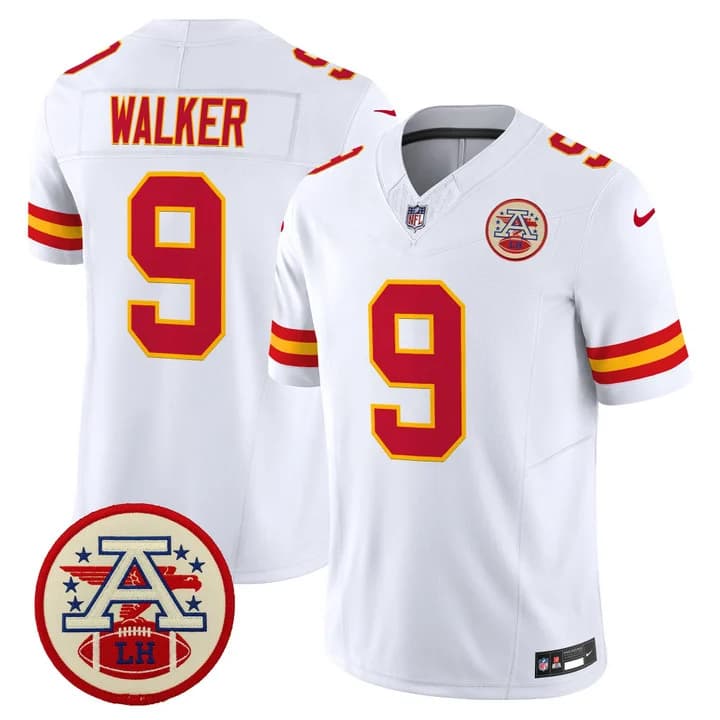 Men's Chiefs 2026 Lamar Hunt Patch Vapor Limited Jersey - All Stitched Kenneth Walker