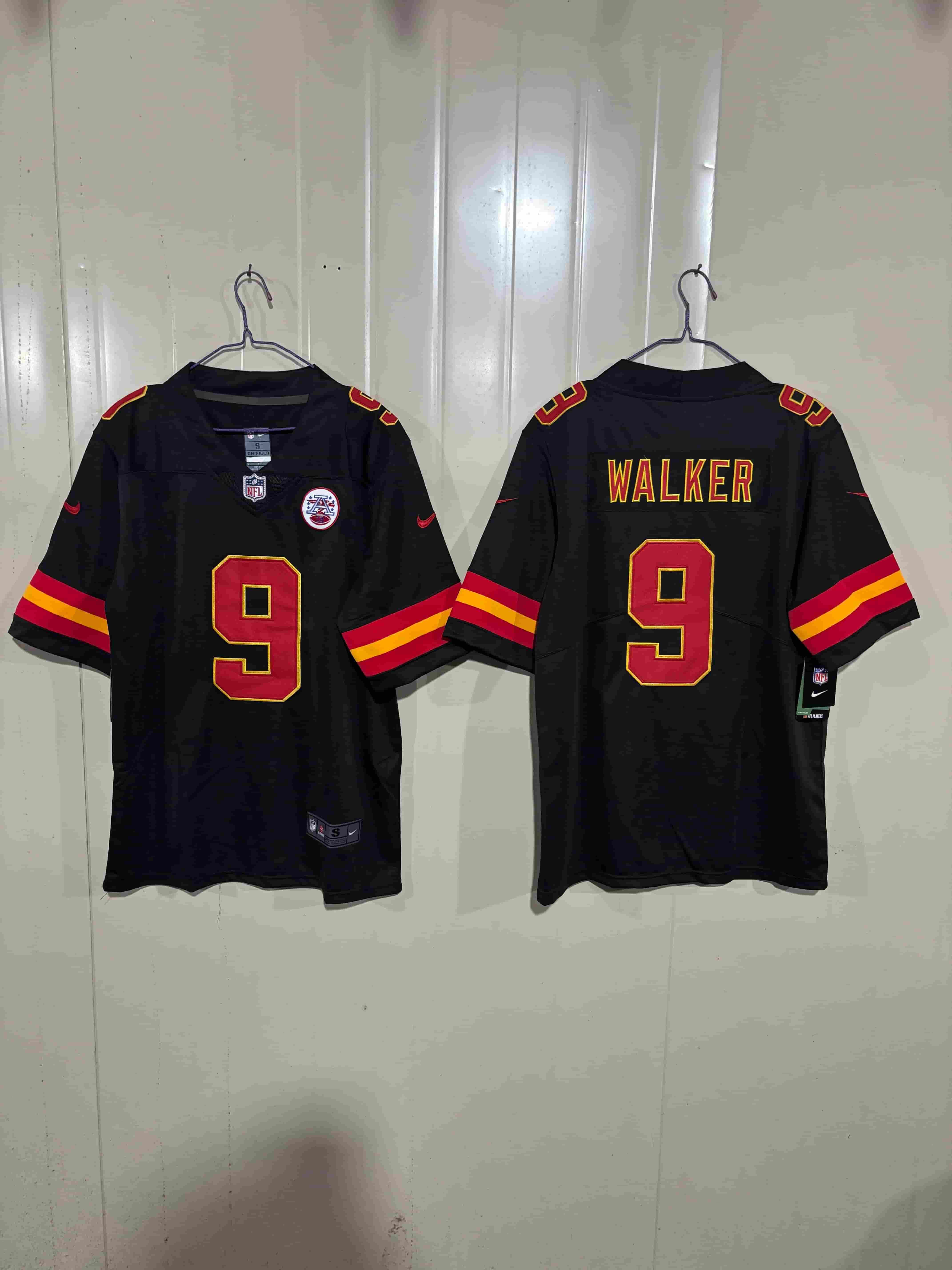 Men's Chiefs 2026 Lamar Hunt Patch Vapor Limited Jersey - All Stitched Kenneth Walker 9