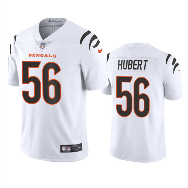 Men's Cincinnati Bengals #56 Wyatt Hubert Nike White Away Vapor Limited Jersey