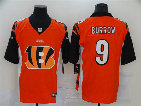 Men's Cincinnati Bengals #9 Joe Burrow Nike Team Icon Stitched Jersey