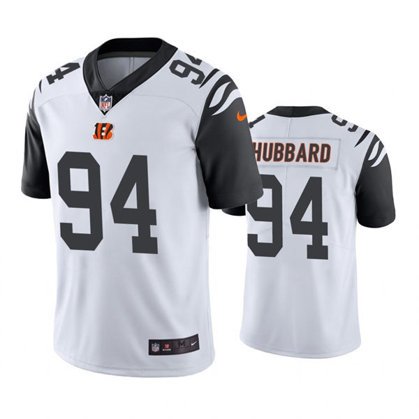 Men's Cincinnati Bengals #94 Sam Hubbard Nike White Color Rush Limited Jersey