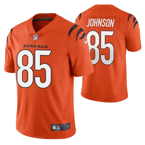 Men's Cincinnati Bengals Retired Player #85 Chad Johnson Nike Orange Alternate Vapor Limited