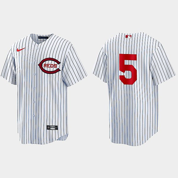 Men's Cincinnati Reds #5 Johnny Bench Nike 2022 MLB at Field of Dreams Game Authentic Team Jersey