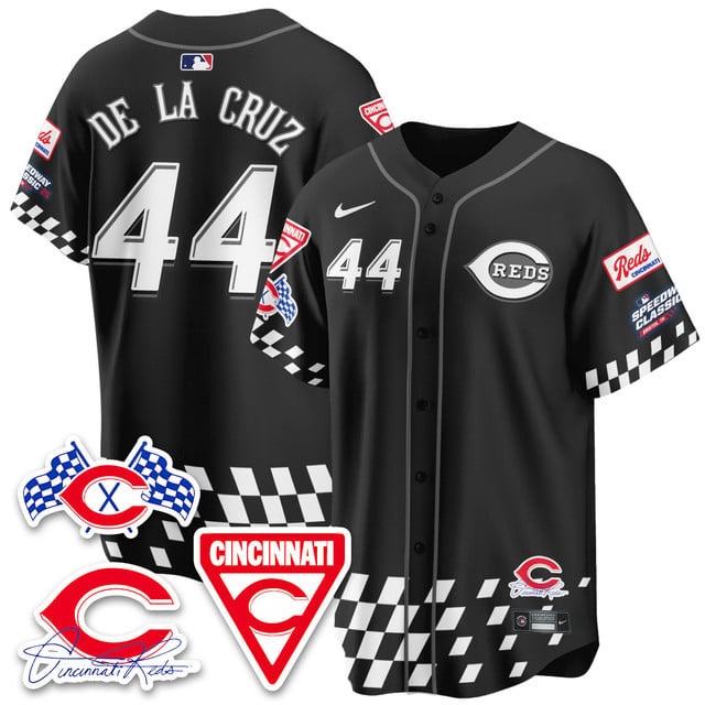 Men's Cincinnati Reds 2025 Speedway Limited Jersey V2 - All Stitched Elly De La Cruz - 44