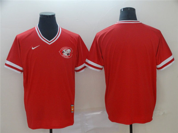 Men's Cincinnati Reds Blank Nike Scarlet Cooperstown Collection Jerseys