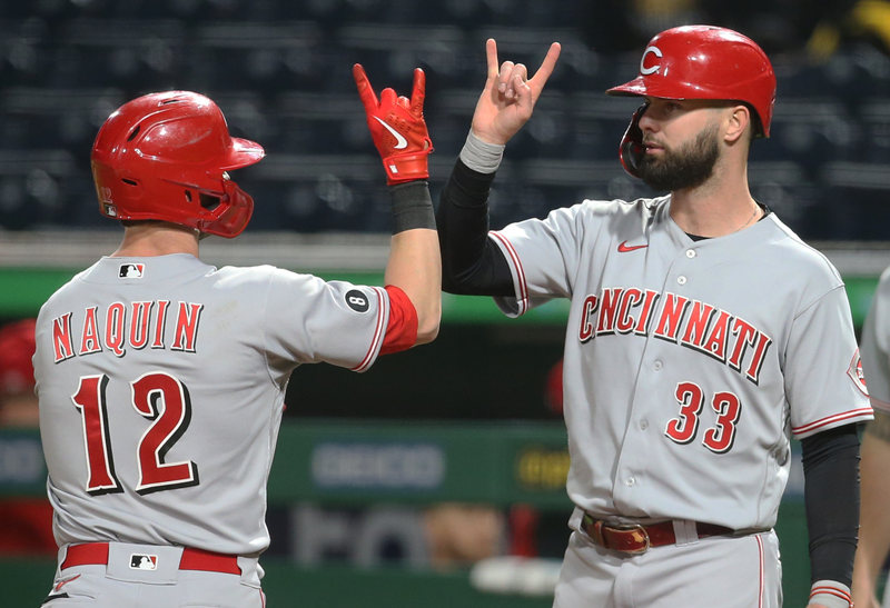 Men's Cincinnati Reds Custom Nike Grey Road Flex Base Jersey