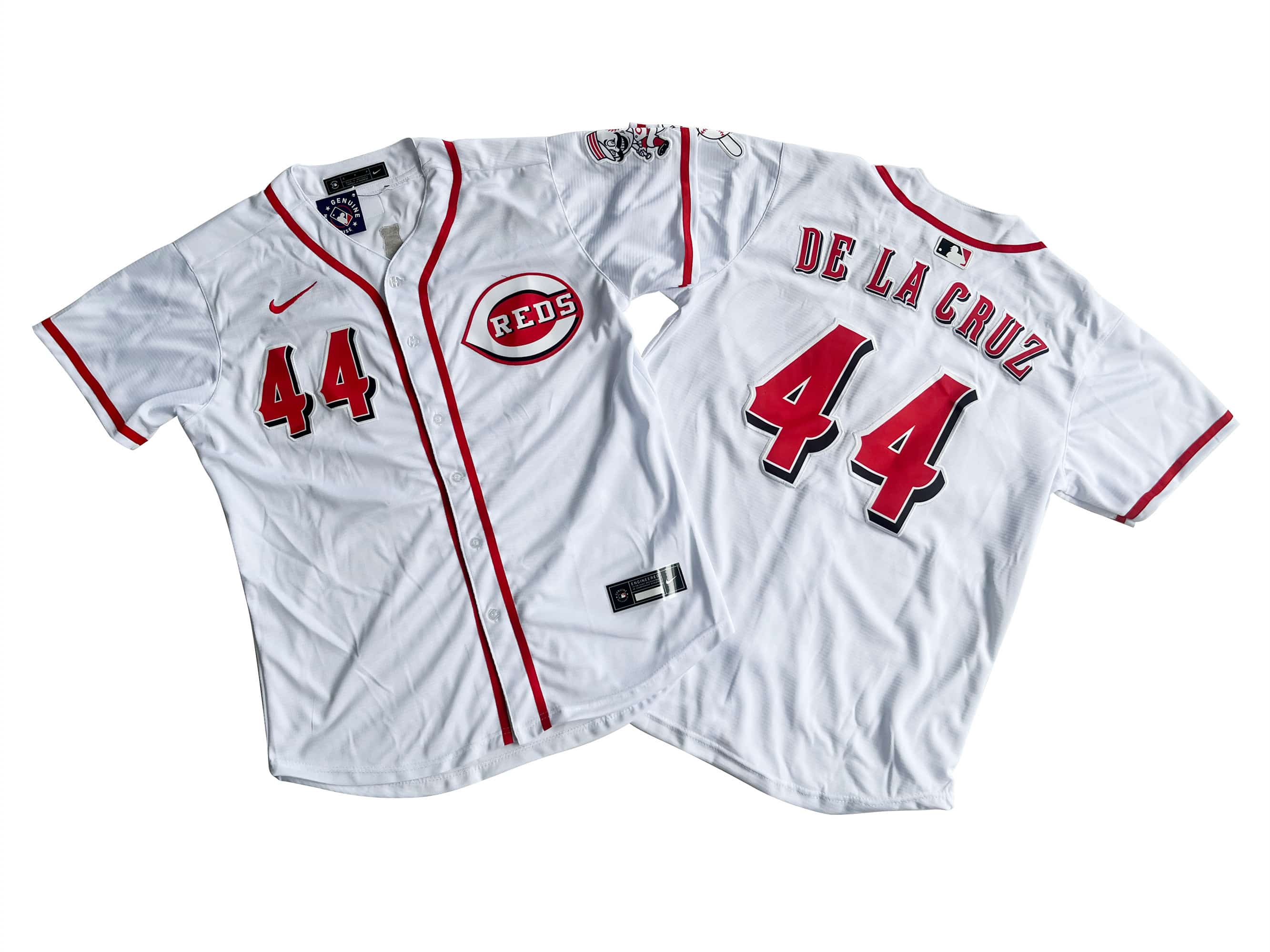 Men's Cincinnati Reds Elly De La Cruz Nike White Home Limited Player Jersey