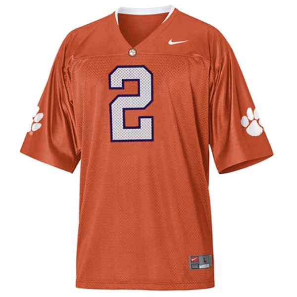 Men's Clemson Tigers #2 Sammy Watkins Orange Football Jersey