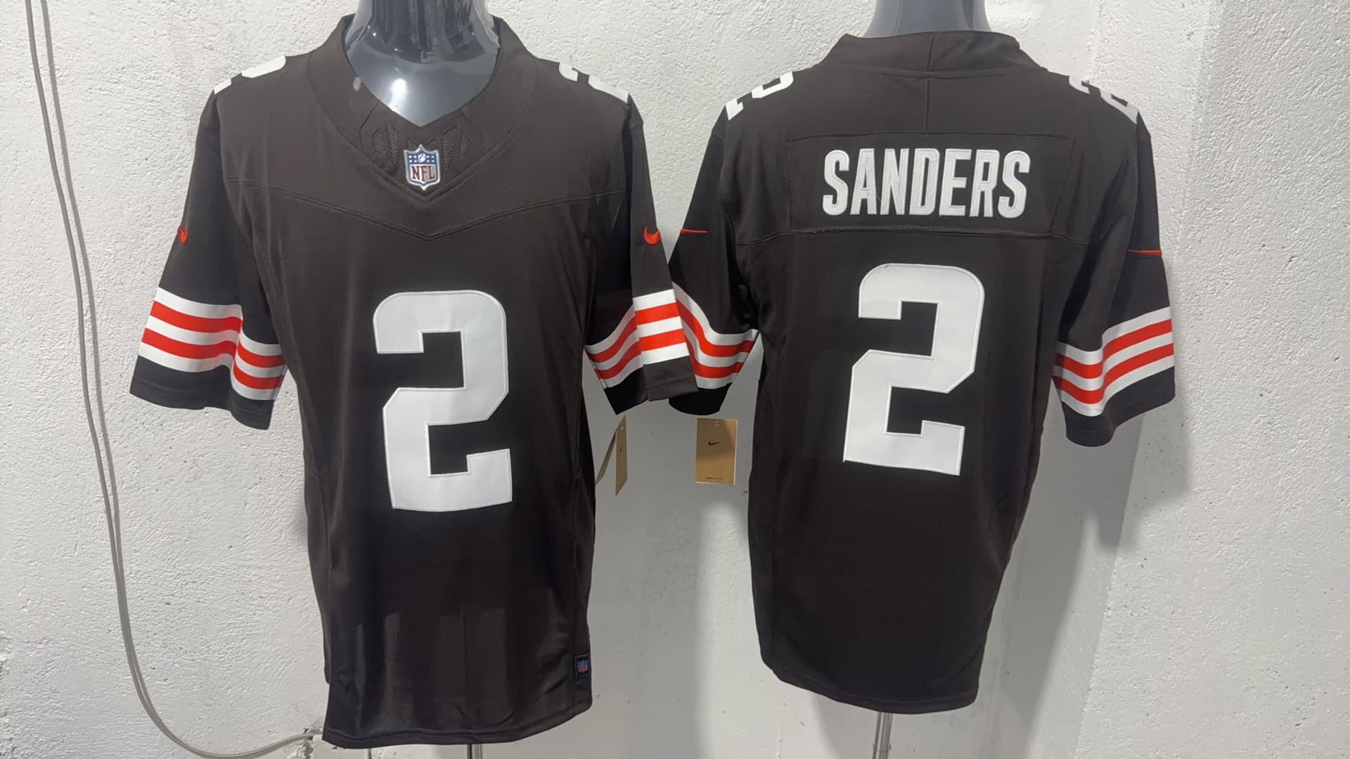 Men's Cleveland Browns  2 SANDERS  Football  jersey