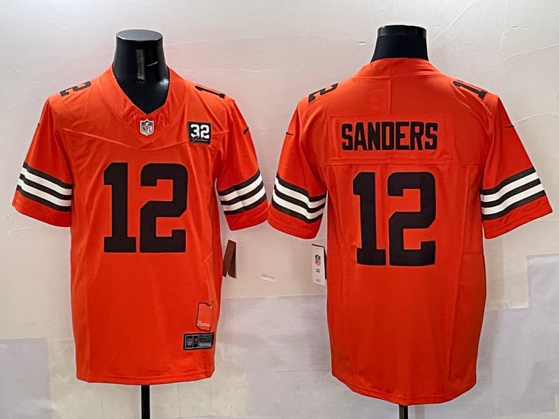 Men's Cleveland Browns #12 Shedeur Sanders  Limited Football Stitched Jersey
