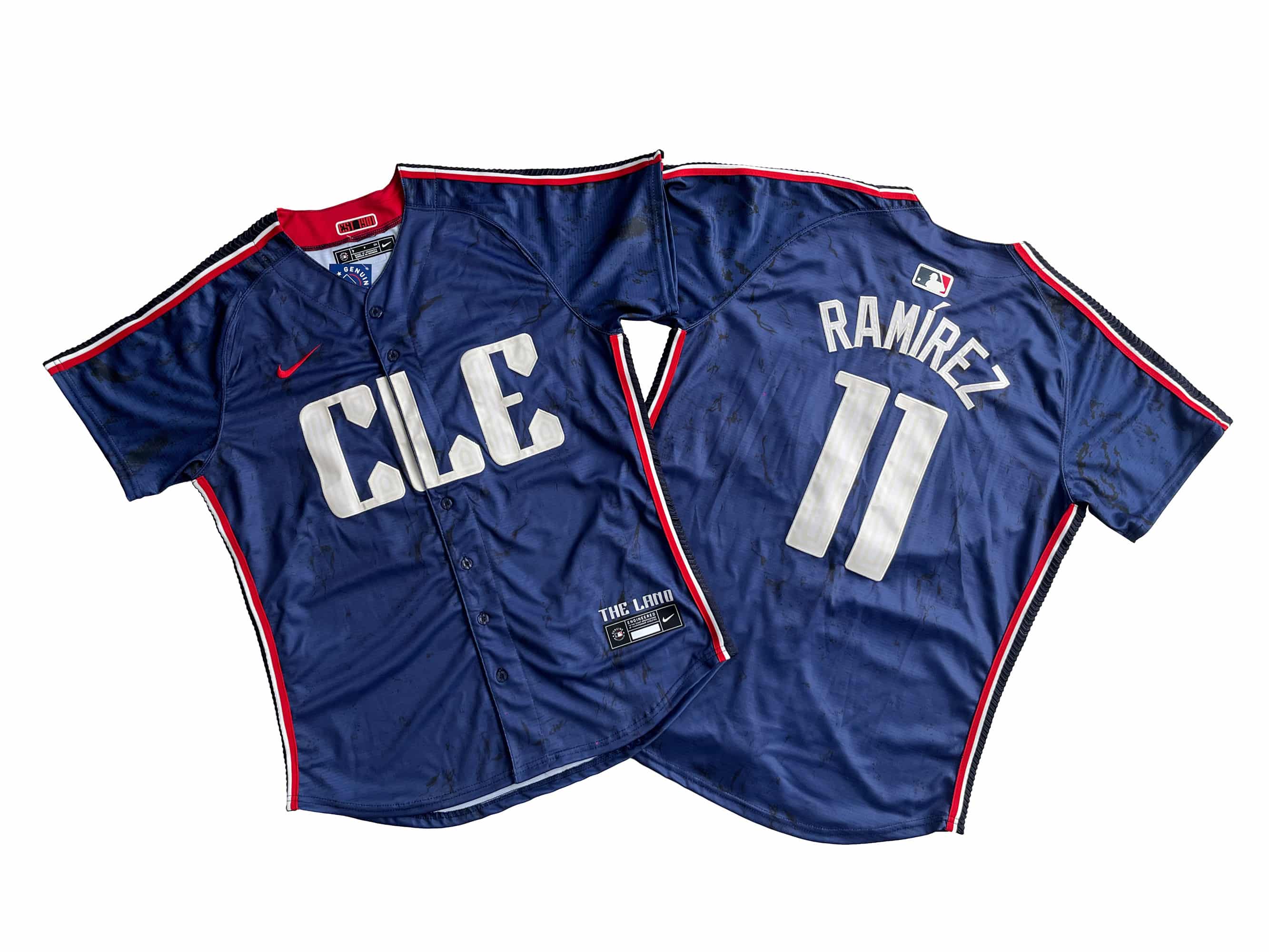 Men's Cleveland Guardians José Ramírez Nike Navy 2024 City Connect Limited Jersey