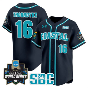 Men's Coastal Carolina Chanticleers 2025 World Series Vapor Premier Limited Jersey - All Stitched