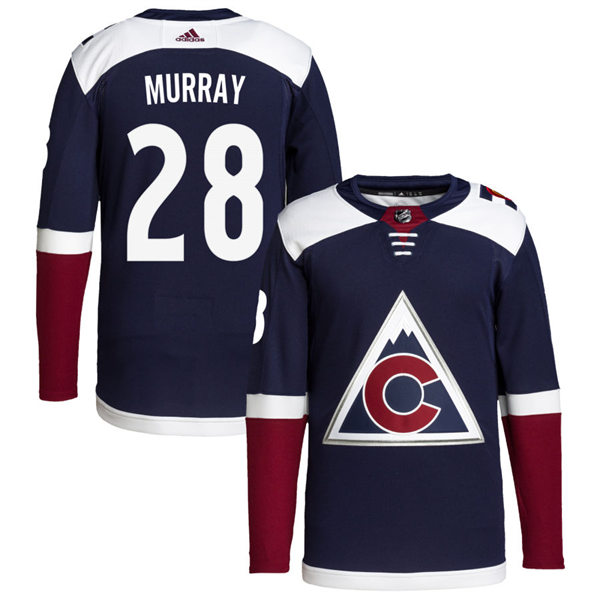 Men's Colorado Avalanche #28 Ryan Murray Navy Alternate Player Jersey Stitched