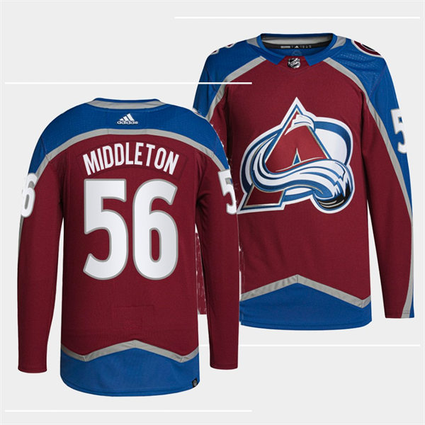 Men's Colorado Avalanche #56 Kurtis MacDermid Burgundy Home Primegreen Player Jersey Stitched