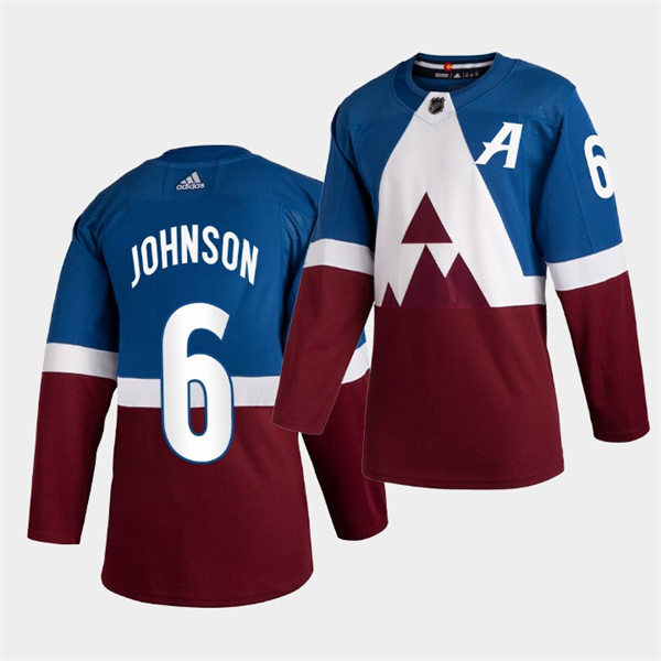 Men's Colorado Avalanche #6 Erik Johnson 2020 Stadium Series Jersey Stitched