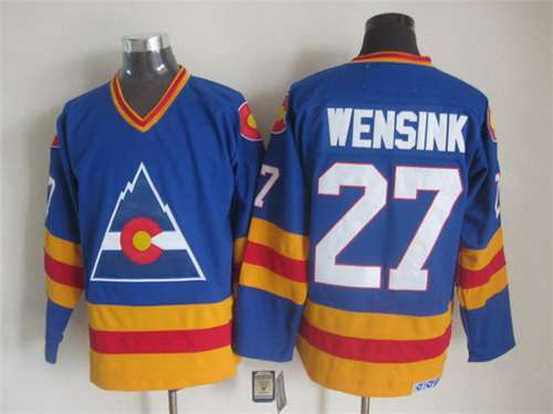 Men-27s-Colorado-Rockies--2327-John-Wensink-1977-78-Blue-CCM-Vintage-Throwback-Jersey-5341-80764