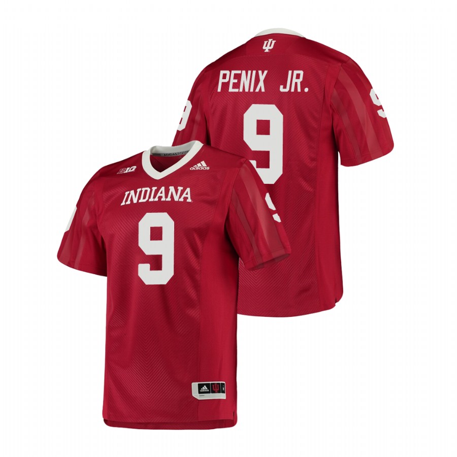 Men's Crimson Indiana Hoosiers Michael Penix Jr. College Football Game Jersey