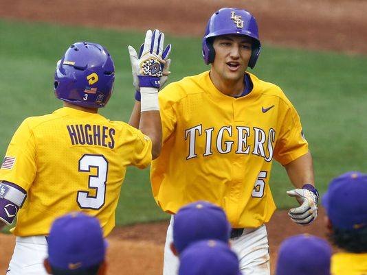 Men's Custom Lsu Tigers Gold Personalized College Baseball Jersey -Any Name Any Number