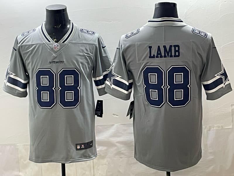Men's Dallas Cowboys # 88 CeeDee Lamb   Football Jersey