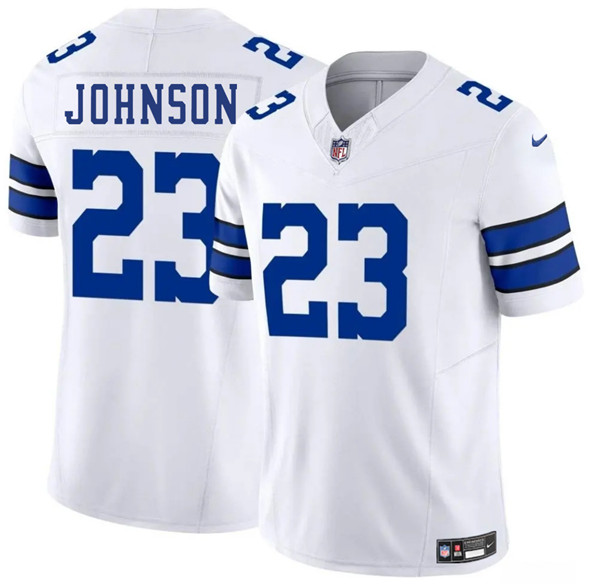 Men's Dallas Cowboys #23 Buddy Johnson White 2025 F.U.S.E. Vapor Untouchable Limited Football Stitched Jersey