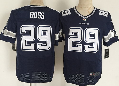 Men's Dallas Cowboys #29 Joel Ross Nike Blue Elite Stitched Jersey