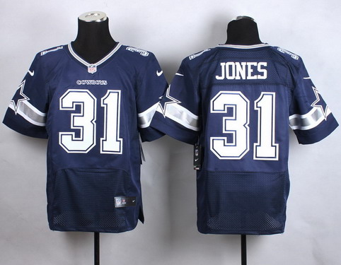 Men's Dallas Cowboys #31 Byron Jones Nike Blue Elite Stitched Jersey