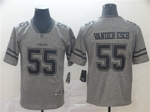 Men's Dallas Cowboys #55 Leighton Vander Esch Nike Silver Inverted Legend Stitched Jersey