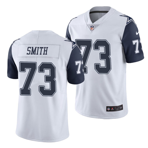 Men's Dallas Cowboys #73 Tyler Smith Nike White Color Rush Legend Player Jersey