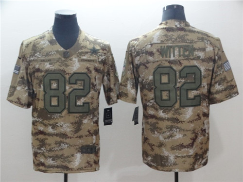 Men's Dallas Cowboys #82 Jason Witten Nike Camo Salute to Service Limited Stitched Jersey