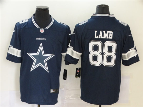 Men's Dallas Cowboys #88 CeeDee Lamb Navy Nike Team Icon Stitched Jersey