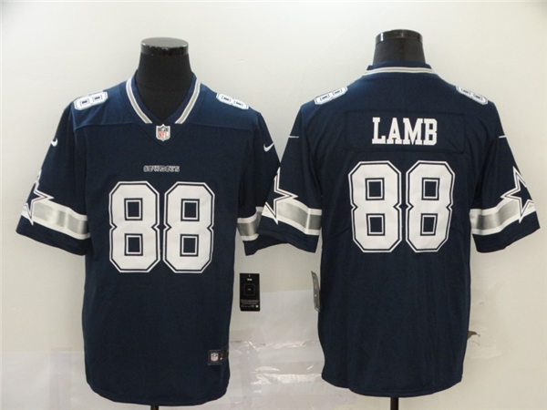 Men's Dallas Cowboys #88 CeeDee Lamb Nike Navy Team Color Untouchable Limited Stitched Jersey