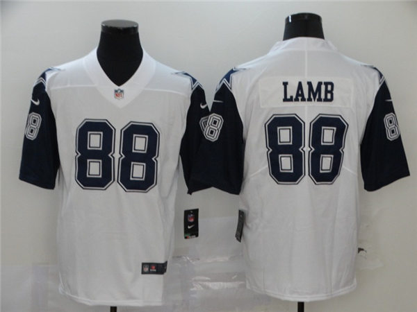 Men's Dallas Cowboys #88 CeeDee Lamb Nike White Color Rush Legend Player Stitched Jersey