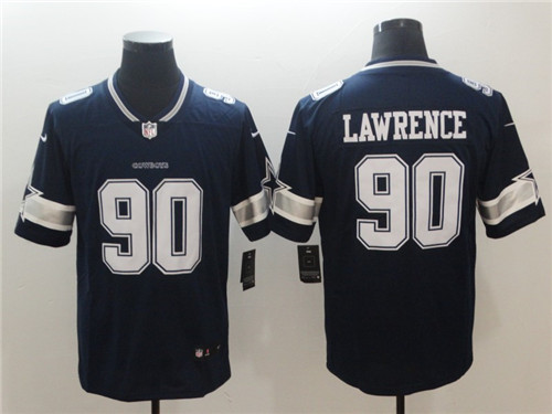 Men's Dallas Cowboys #90 Demarcus Lawrence Nike Navy Team Color Untouchable Limited Stitched Jersey
